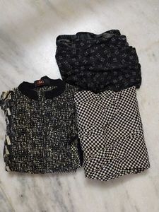 Black Kurti Set