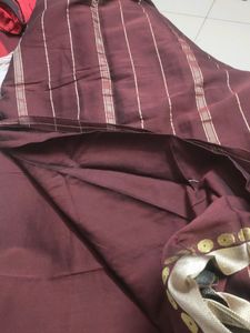 Maroon Like Cotton Saree