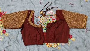 Designer Embroidered Bridal Blouse