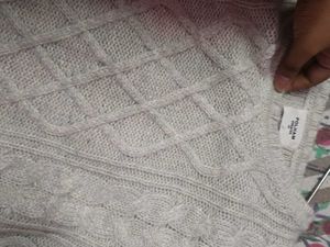 Cable Knit Crewneck Sweater