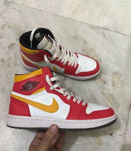NIKE AIR JORDAN 1 HIGH FUSION RED UK 7 (41)