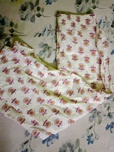 White Floral Palazzo Pants