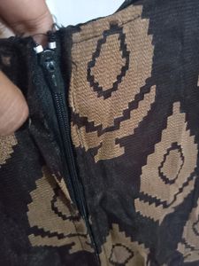Self Stitched Women Ethnic Gown 🤎 🖤