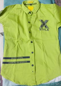 Set Of Light Green and Maroon Shirts