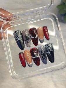 Spider-Man Themed Press-On Nails