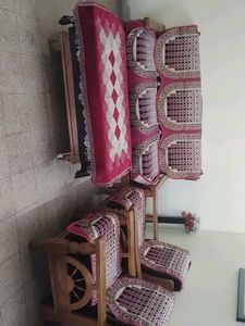 Stylish Sofa and Chair Cover Set with table cove
