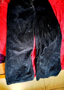 DarkBlack Corduroy Pants