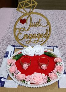 Engagement Ring Decoration Thali