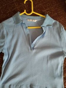 Sky Blue Polo Tee