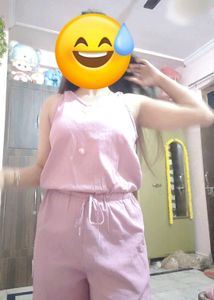 shein Comfy Lavender Jumpsuit