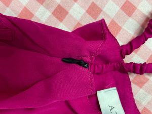 Vibrant Pink Off-Shoulder Top