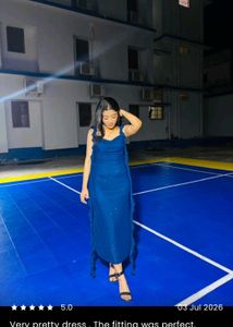 savana dark blue dress