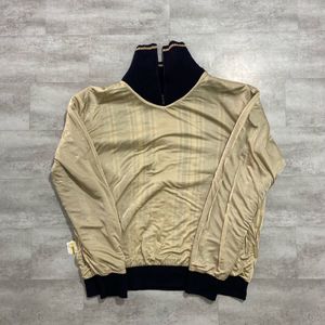 Vintage Striped Turtleneck Sweater