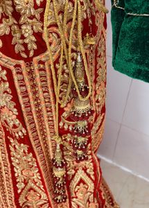 Embroidered Velvet Lehenga Choli Set