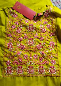 Embroidered Kurta Set with Dupatta