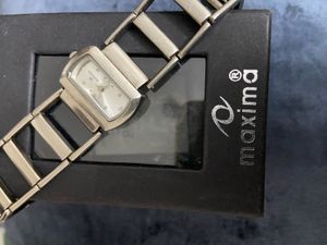 Maxima Women's Silver Tone Watch