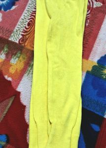 Lemon Wide Shoulders Sweater