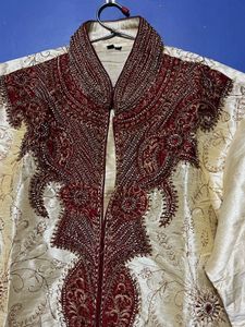 wedding wear mens kurta set embroidery