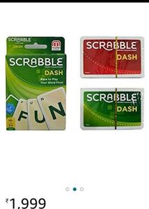 Scrabble Dash Card Game