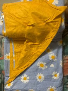 [CLEARANCE] KOPA Blue Floral Cotton 120GSM Dohar