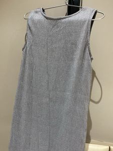 Sparkly Silver Sleeveless Dress