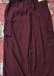 Maroon Cargo Pants