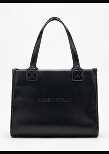 Allen Solly Black Tote Bag