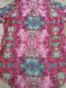 Vibrant Printed Tunic top or short kurti