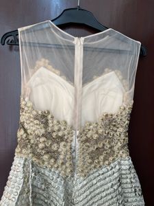 Stunning Gold Embellished Ethnic Gown