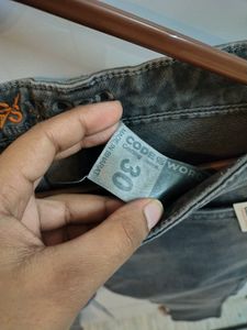 Classic Grey Denim Jeans