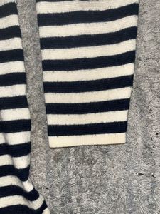 Unisex Burberry Striped Wool Long-Sleeve Sweater