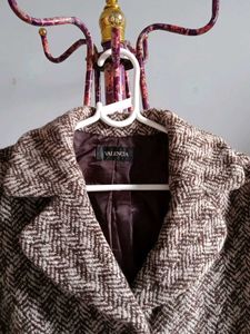 Chic Tweed Herringbone Blazer