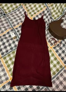 ❤️Burgundy Button Up Dress❤️