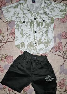 Kids' Shirt & Shorts Set