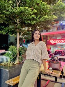Striped Cropped Shirt