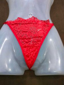 Red Lace 🤎Thong30 size