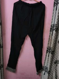 Nayra cut Black Kurta with pant set