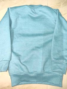 Cool Blue Graphic Sweatshirt