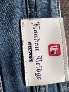 Men's Distressed Blue Denim Jeans