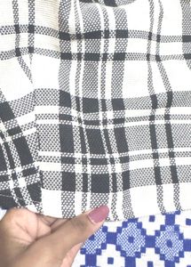 Plaid Strapless Crop Top