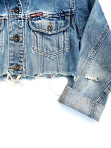 Vintage Cropped Denim Jacket