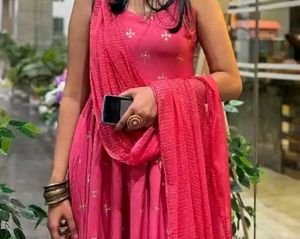 Elegant Pink Kurta Set with Dupatta
