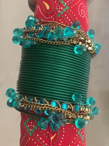 Brand New Fixed Price Green. Bangle Set
