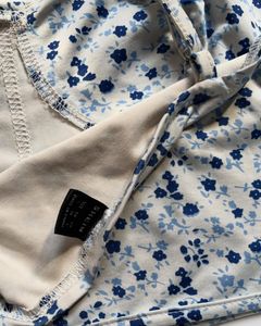 Floral Print Cropped Bustier Top