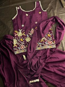 Embroidered Kurta Set with Dupatta
