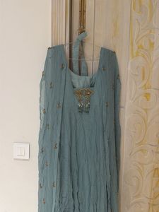 Exquisite Embroidered Flowy Gown