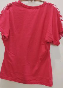 Red Floral Print T-Shirt