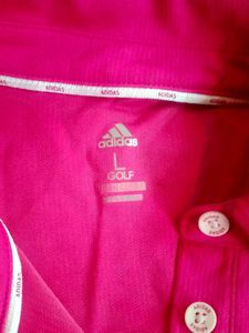 Adidas Hot Pink Polo Shirt