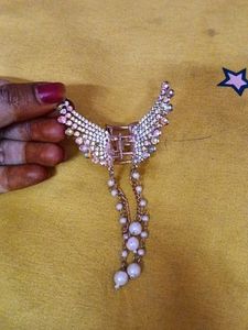 Sparkling Wing Hair Claw Clip