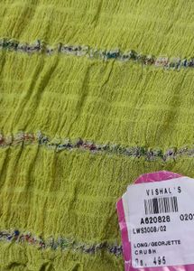 Shaded Lime Green Long Skirt
